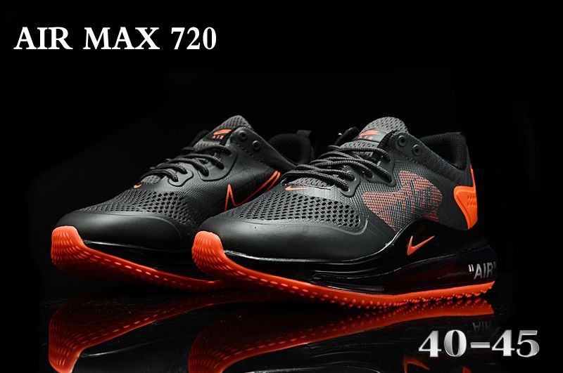 2020 Nike Air Max 720 Black Red Shoes